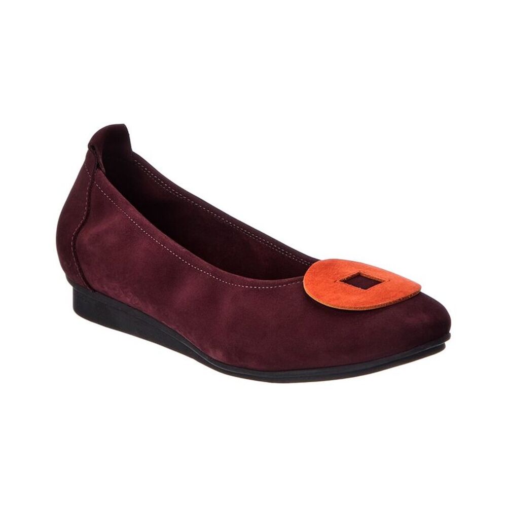 Arche Ninaya Leather Flat, Red